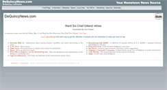 Desktop Screenshot of dequincynews.com